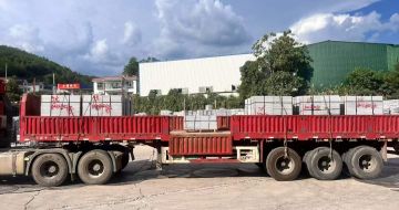 中卫 芝麻灰花岗岩地铺石出货日常