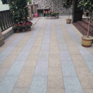 中卫 黄金麻白麻荔枝面庭院铺装展示