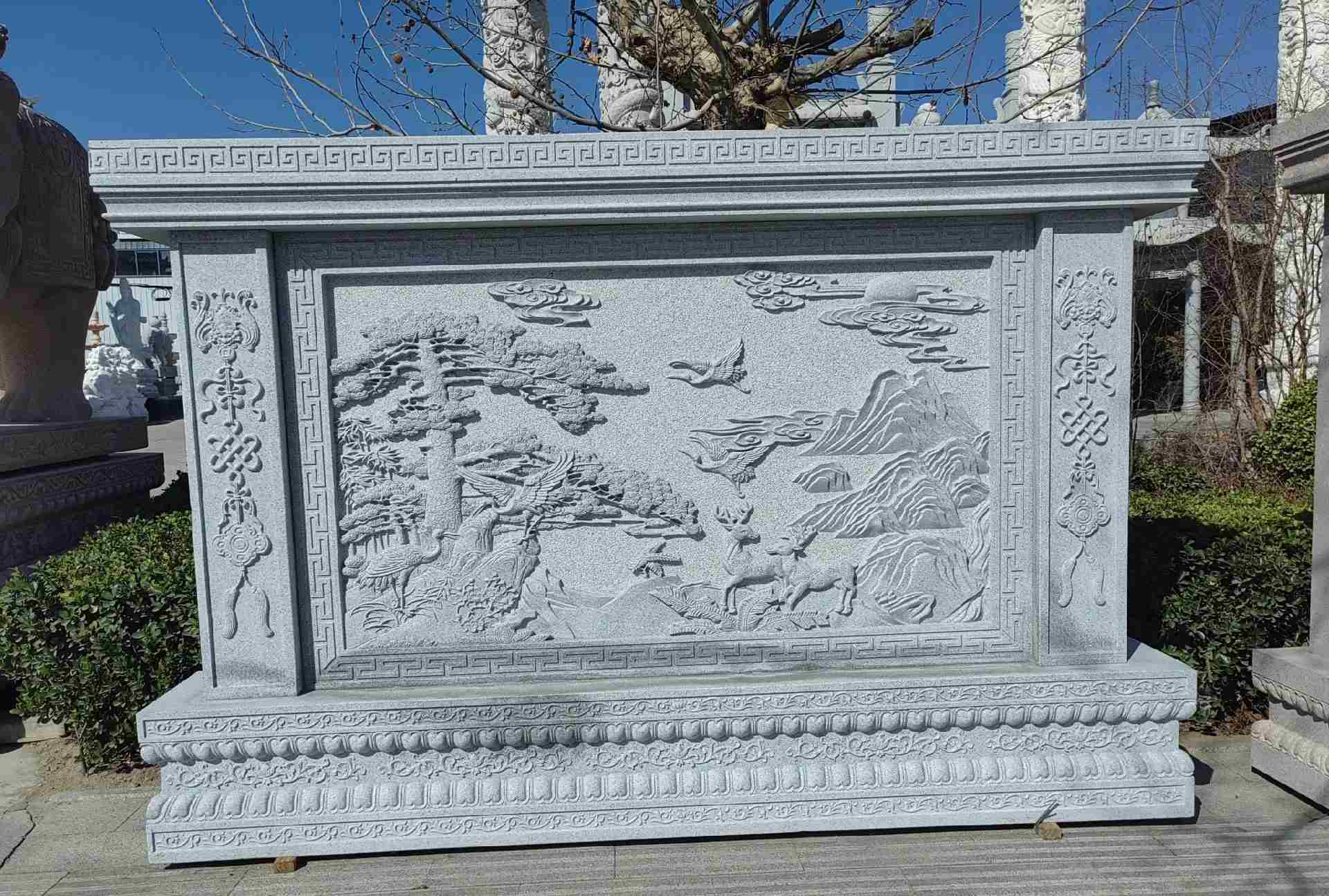 中卫 芝麻白大型照壁，屏风，影壁