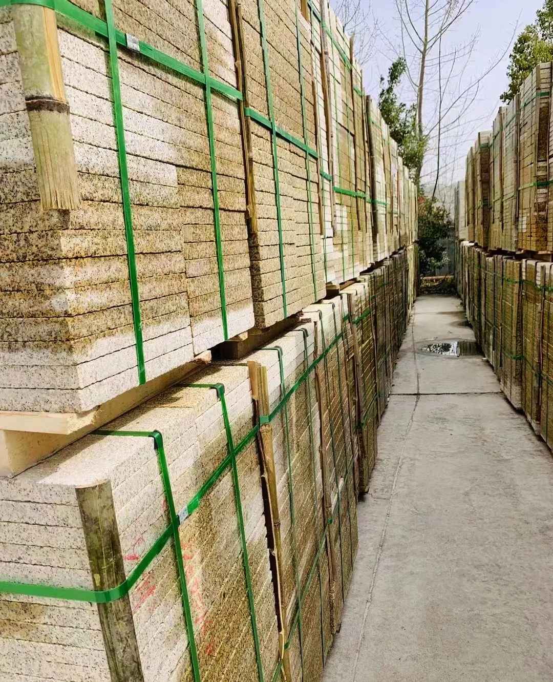 中卫 黄金麻花岗岩荔枝面地铺石