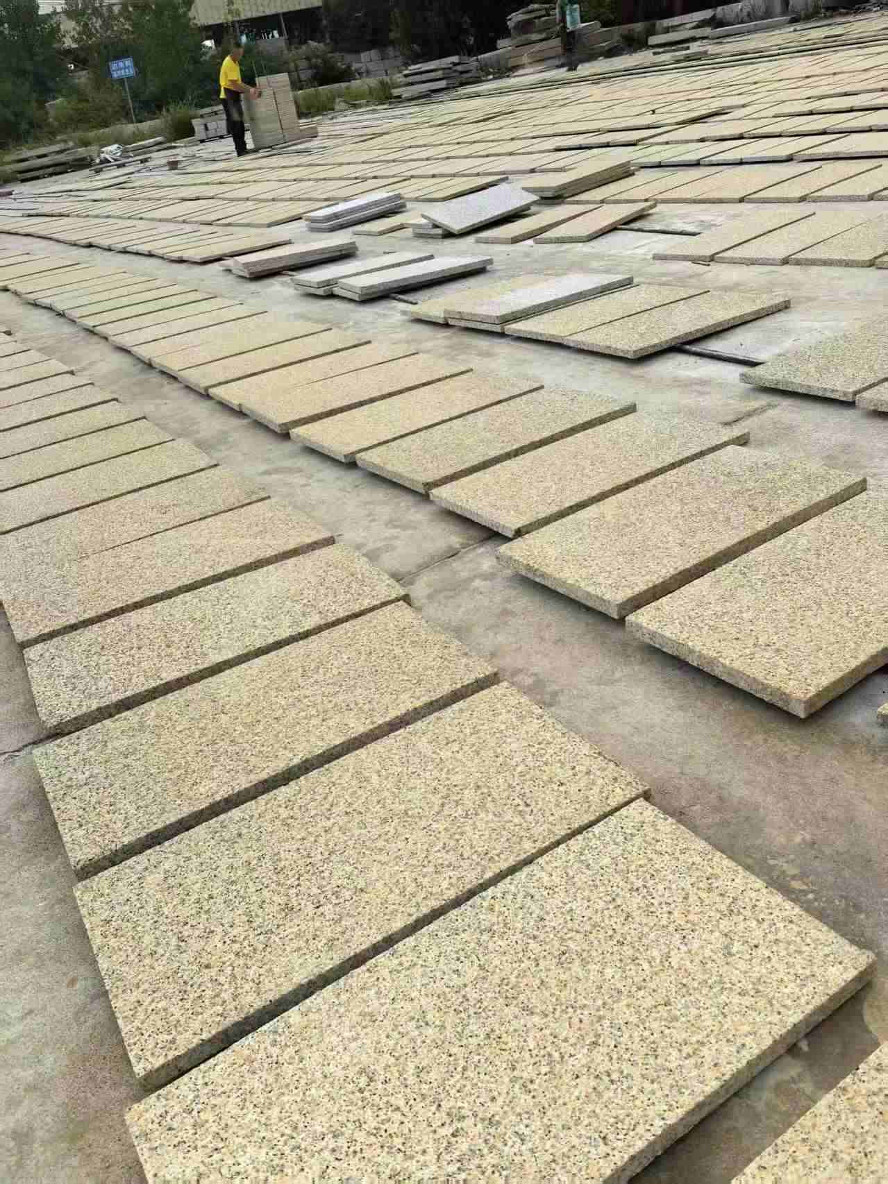 中卫 黄金麻荔枝地铺石面排板