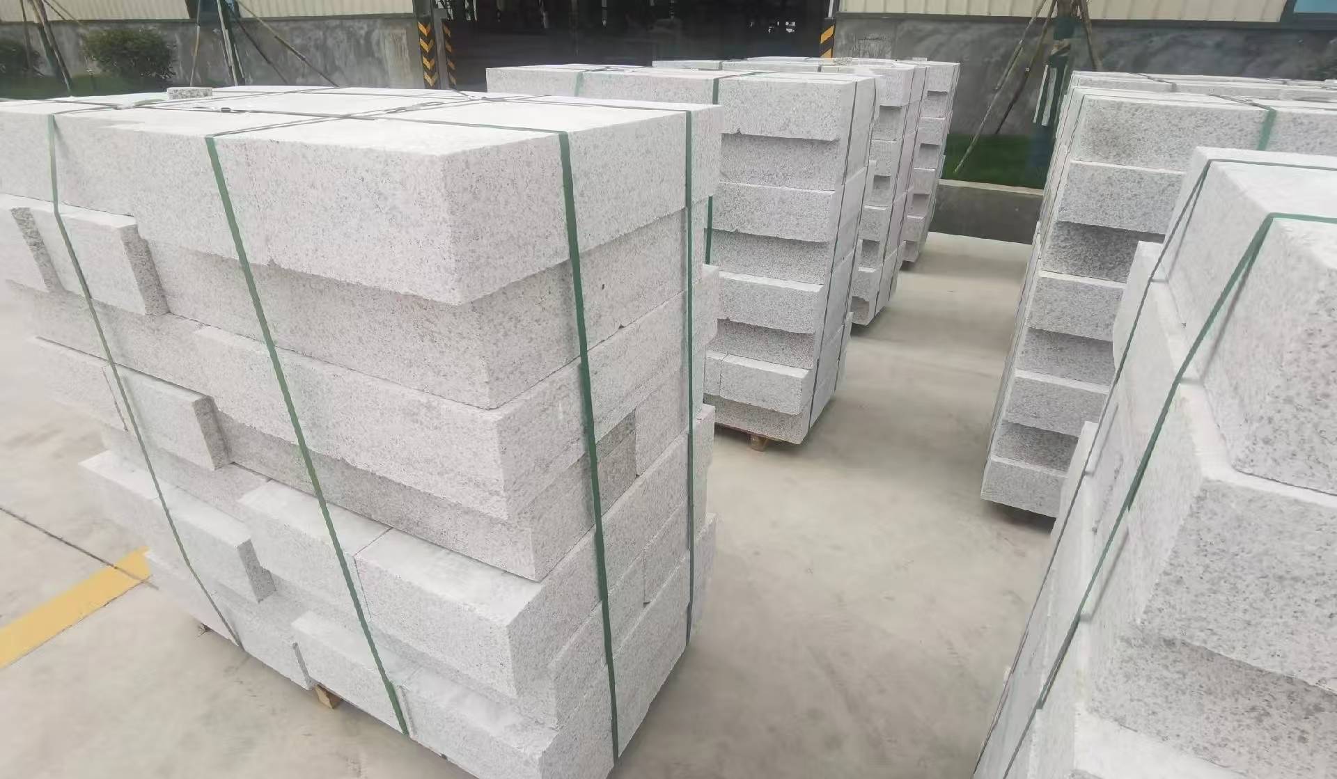 中卫 白麻花岗岩路沿石，立缘石，平缘石，路牙石，道牙石，马路牙子等