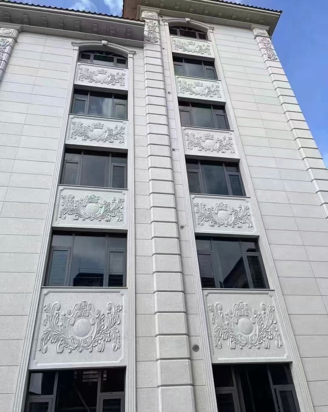 中卫 白麻荔枝面花岗岩别墅外墙干挂