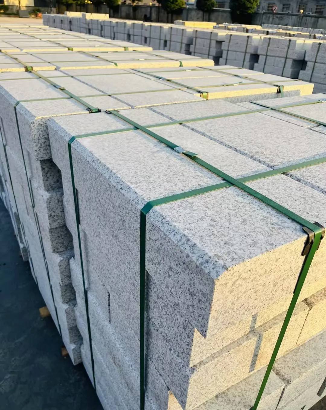 中卫 白麻花岗岩路沿石，马路牙子，路缘石，平石，立缘石等